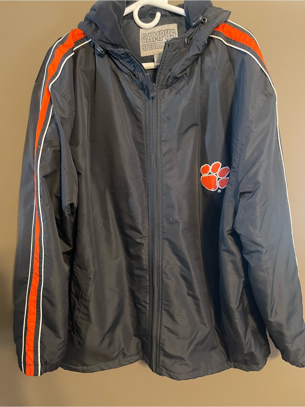Clemson Tigers Jacket - Men’s XL - Campus Specialty - Hooded